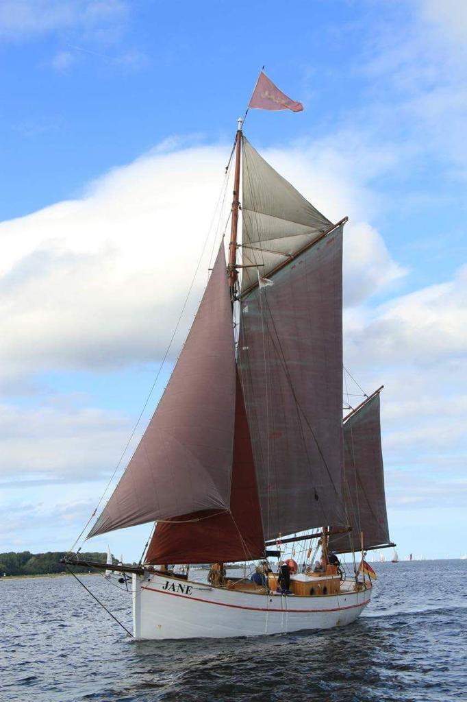 le bateau Jane à la fête des vieux gréements de paimpol 2024