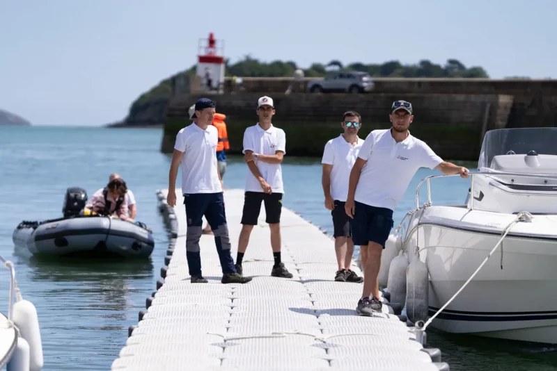 équipe du port adhoc Paimpol