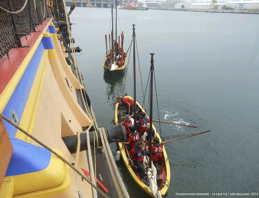 L'Hermione au festival des vieux gréements de Paimpol 2026